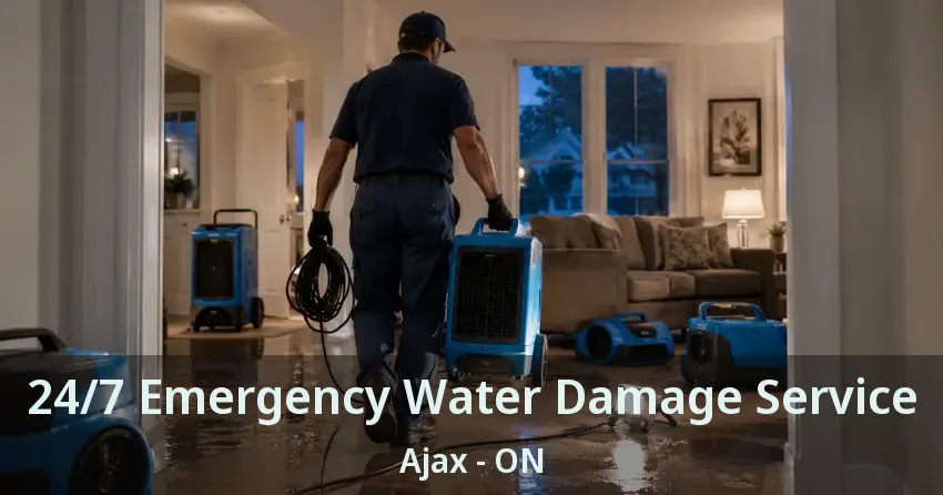 24/7 Emergency Water Damage Service Ajax - ON