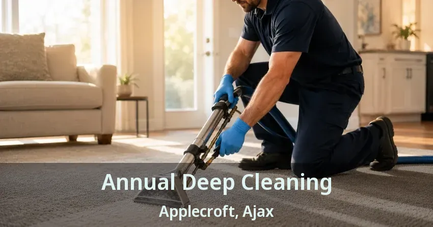 Annual Deep Cleaning Applecroft, Ajax - ON