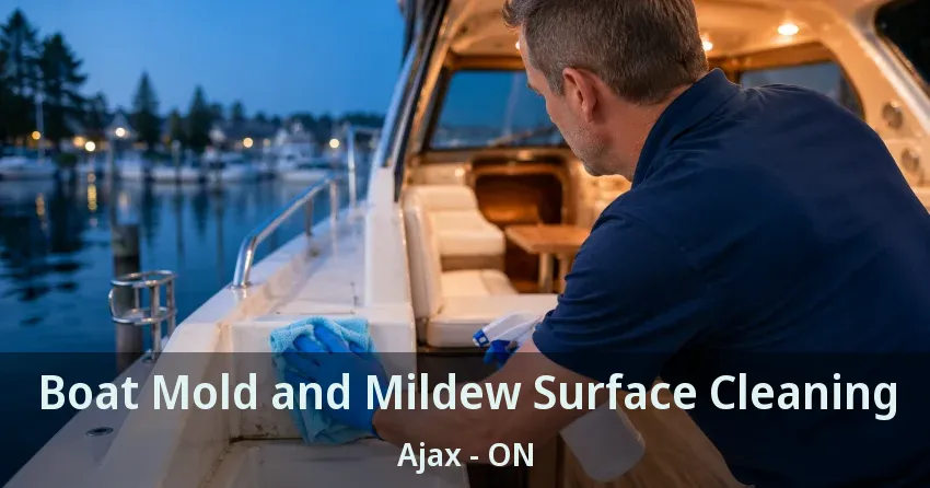 Boat Mold and Mildew Surface Cleaning Ajax - ON