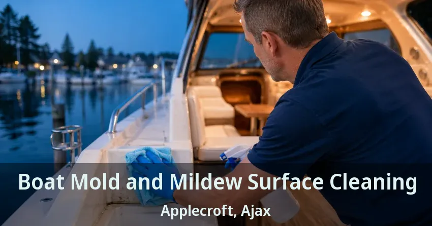 Boat Mold and Mildew Surface Cleaning Applecroft, Ajax - ON