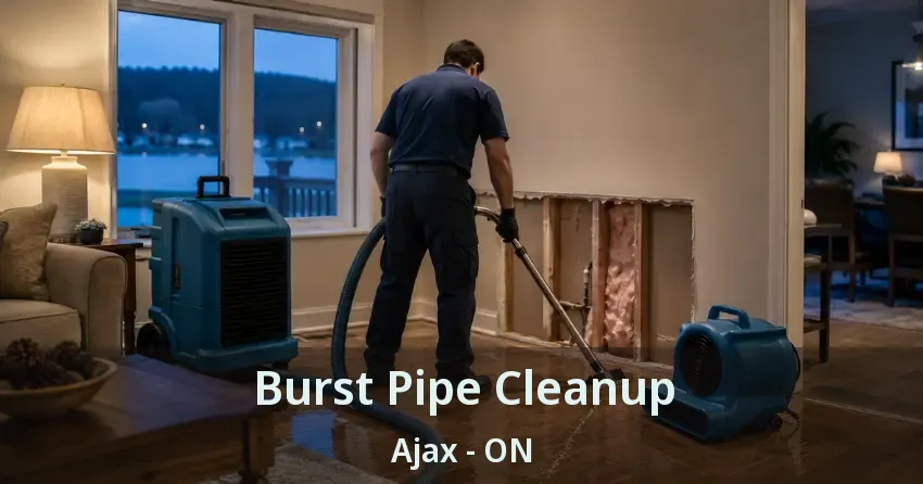 Burst Pipe Cleanup Ajax - ON
