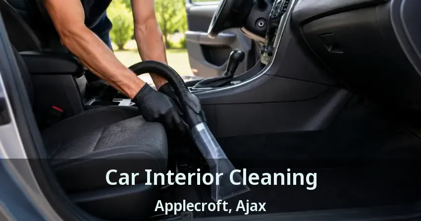 Car Interior Cleaning Applecroft, Ajax - ON