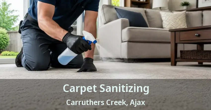 Carpet Sanitizing Carruthers Creek, Ajax - ON