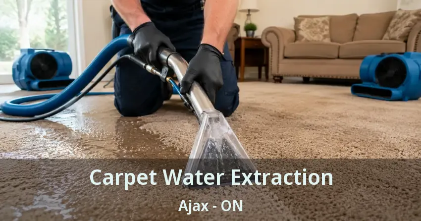 Carpet Water Extraction Ajax - ON