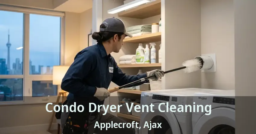Condo Dryer Vent Cleaning Applecroft, Ajax - ON
