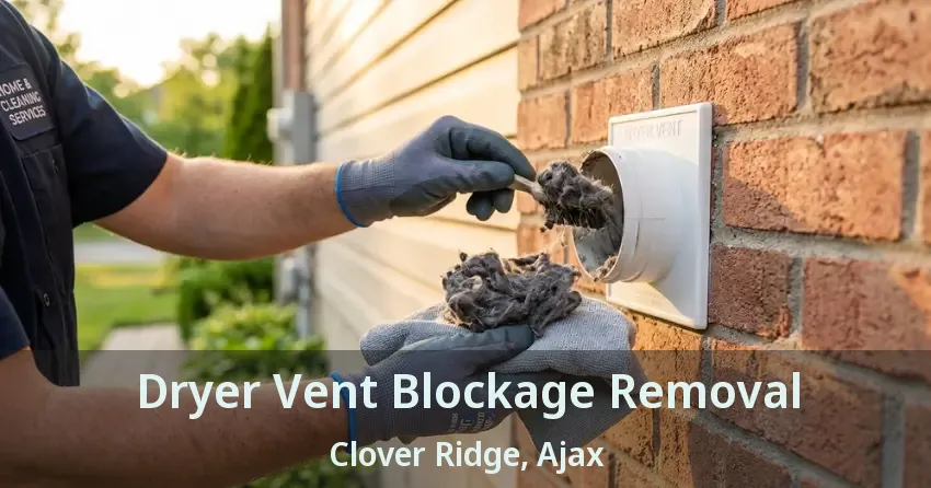 Dryer Vent Blockage Removal Clover Ridge, Ajax - ON