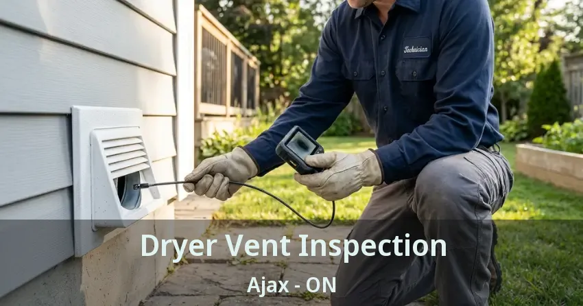 Dryer Vent Inspection Ajax - ON