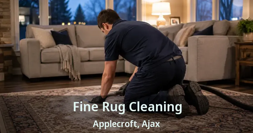 Fine Rug Cleaning Applecroft, Ajax - ON
