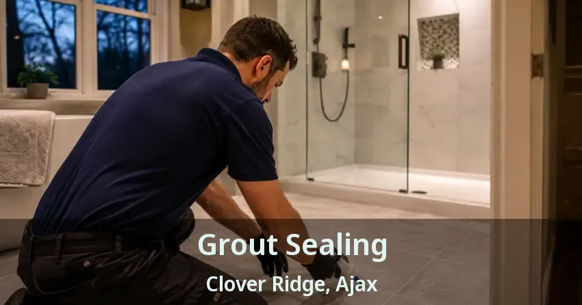 Grout Sealing Clover Ridge, Ajax - ON