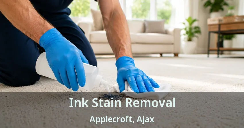Ink Stain Removal Applecroft, Ajax - ON
