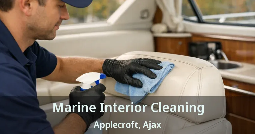 Marine Interior Cleaning Applecroft, Ajax - ON