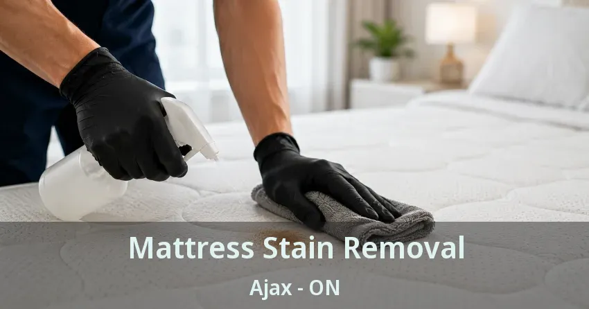 Mattress Stain Removal Ajax - ON