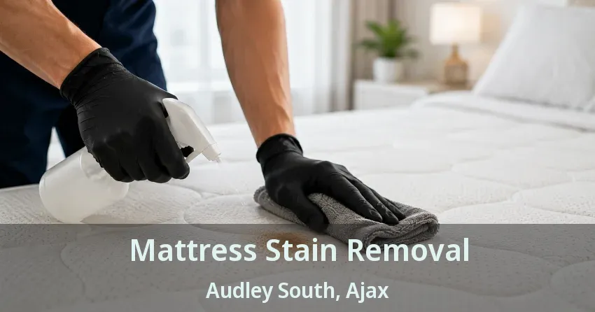 Mattress Stain Removal Audley South, Ajax - ON