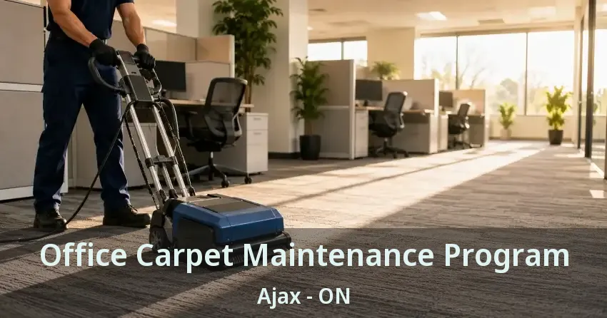 Office Carpet Maintenance Program Ajax - ON