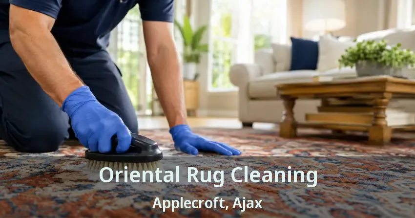 Oriental Rug Cleaning Applecroft, Ajax - ON
