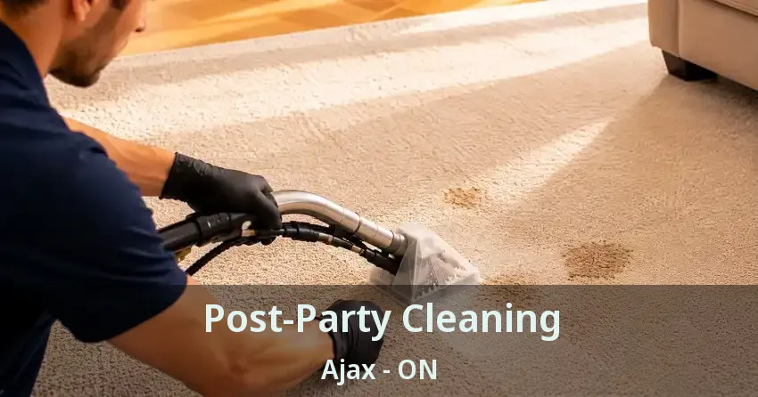 Post-Party Cleaning Ajax - ON