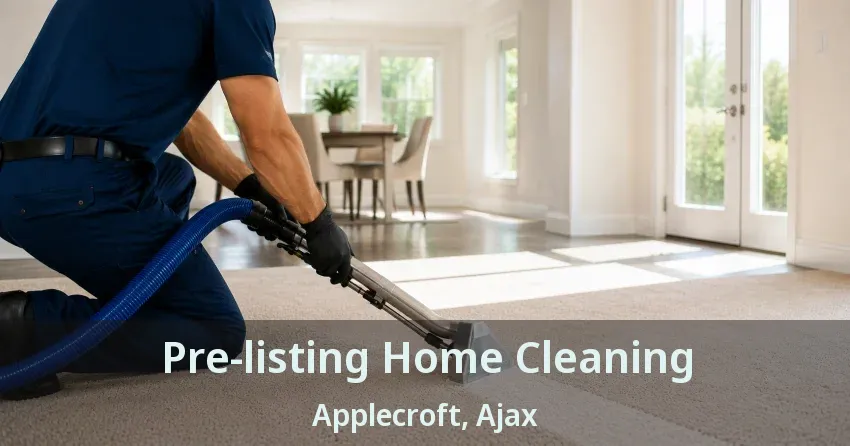 Pre-listing Home Cleaning Applecroft, Ajax - ON