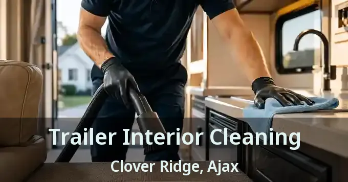 Trailer Interior Cleaning Clover Ridge, Ajax - ON