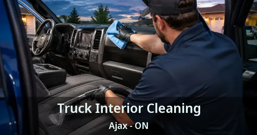 Truck Interior Cleaning Ajax - ON