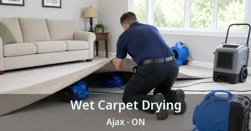 Wet Carpet Drying Ajax - ON