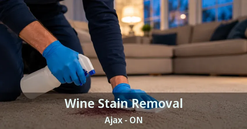 Wine Stain Removal Ajax - ON