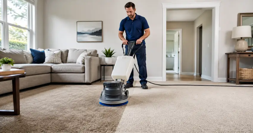 encapsulation carpet cleaning before and after fibre treatment results