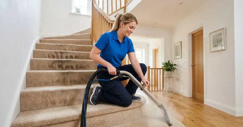 staircase and hallway traffic lane cleaning in Carruthers Creek, Ajax