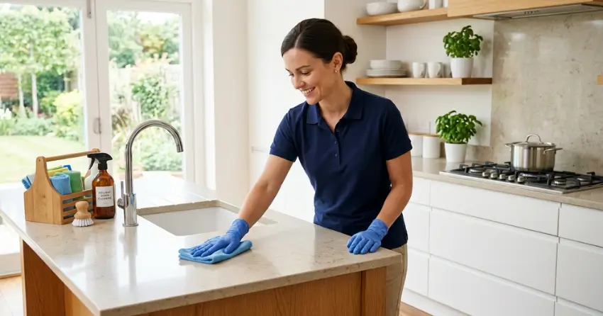 professional holiday home cleaning kitchen and bathroom deep clean Ajax
