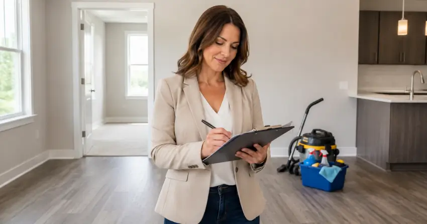 property manager turnover cleaning unit between tenants in Ajax