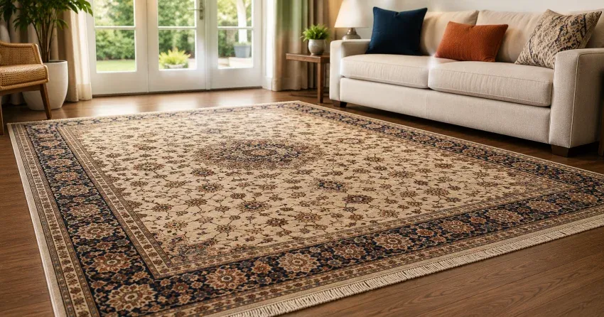 clean sanitized rug in bright residential room Applecroft, Ajax