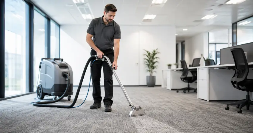 carpet cleaning professional hot water extraction in Applecroft, Ajax