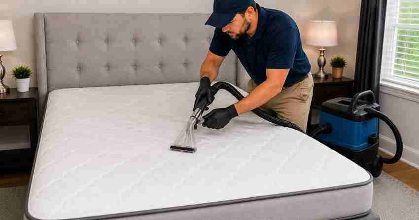 professional mattress odor removal and extraction process in Ajax