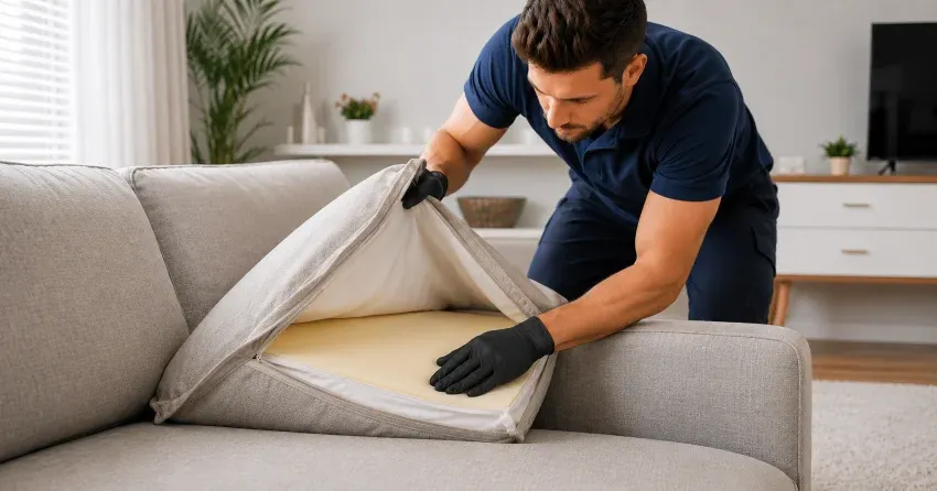 cushion core pet odour treatment inspection Ajax